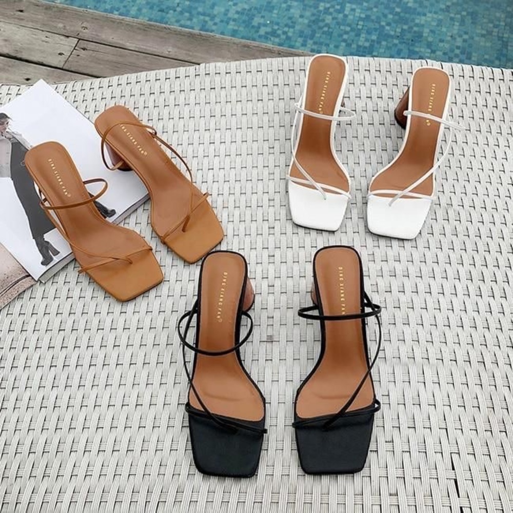 Black mule heels